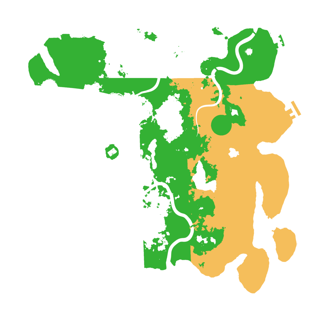 Biome Rust Map: Procedural Map, Size: 4000, Seed: 4908