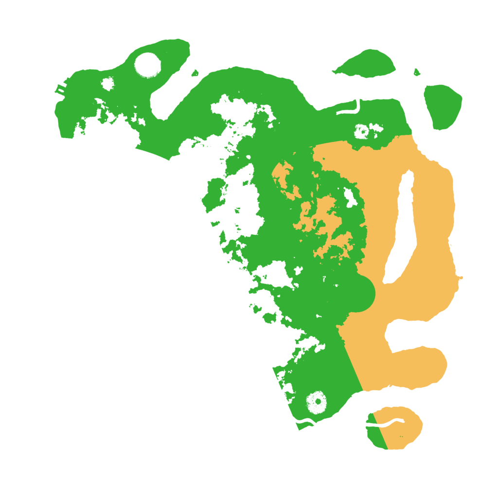 Biome Rust Map: Procedural Map, Size: 3500, Seed: 656784012