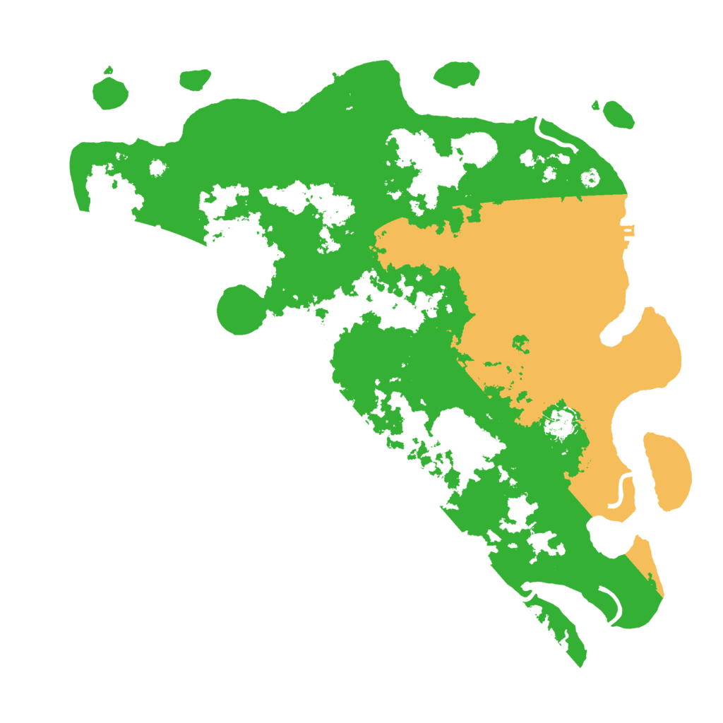 Biome Rust Map: Procedural Map, Size: 4000, Seed: 1337888720