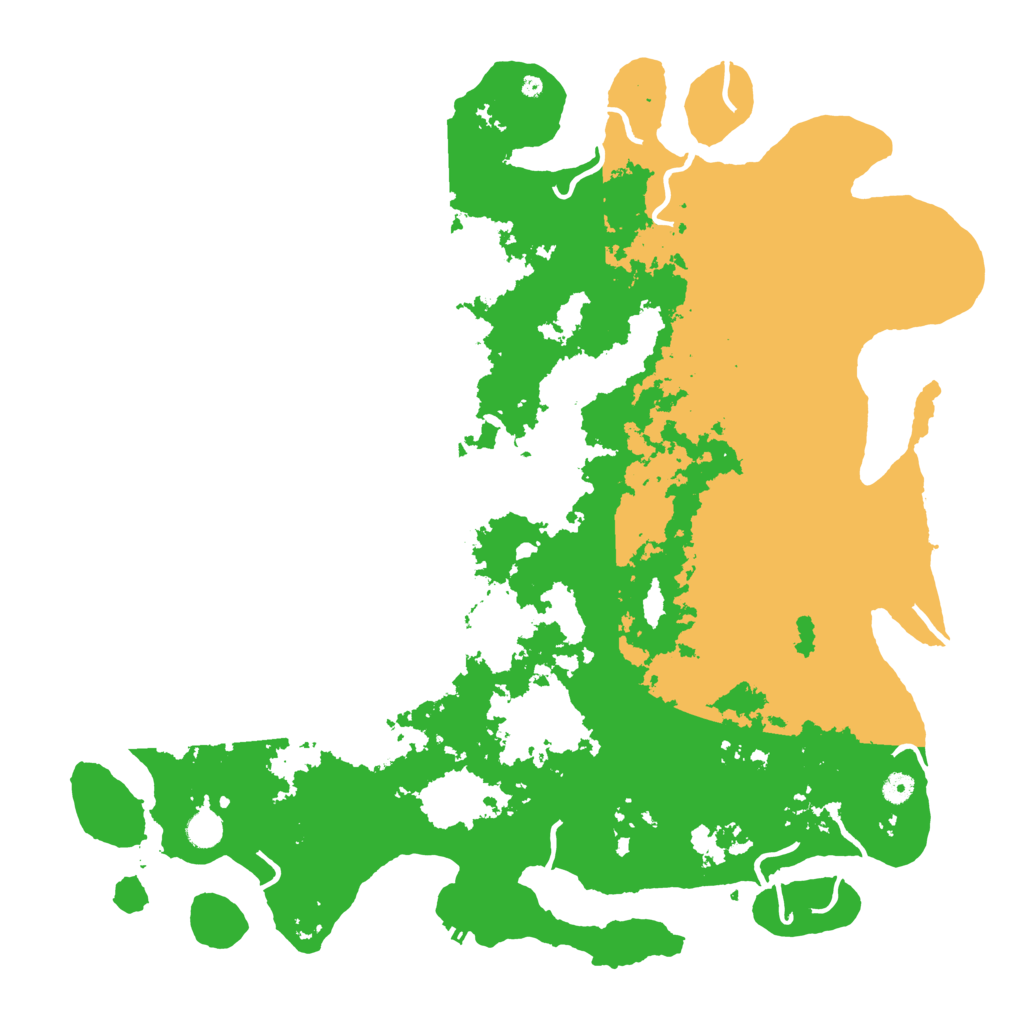 Biome Rust Map: Procedural Map, Size: 5000, Seed: 1312808