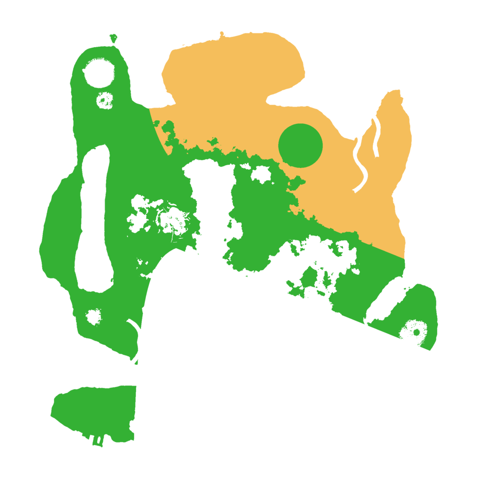 Biome Rust Map: Procedural Map, Size: 3000, Seed: 1372540