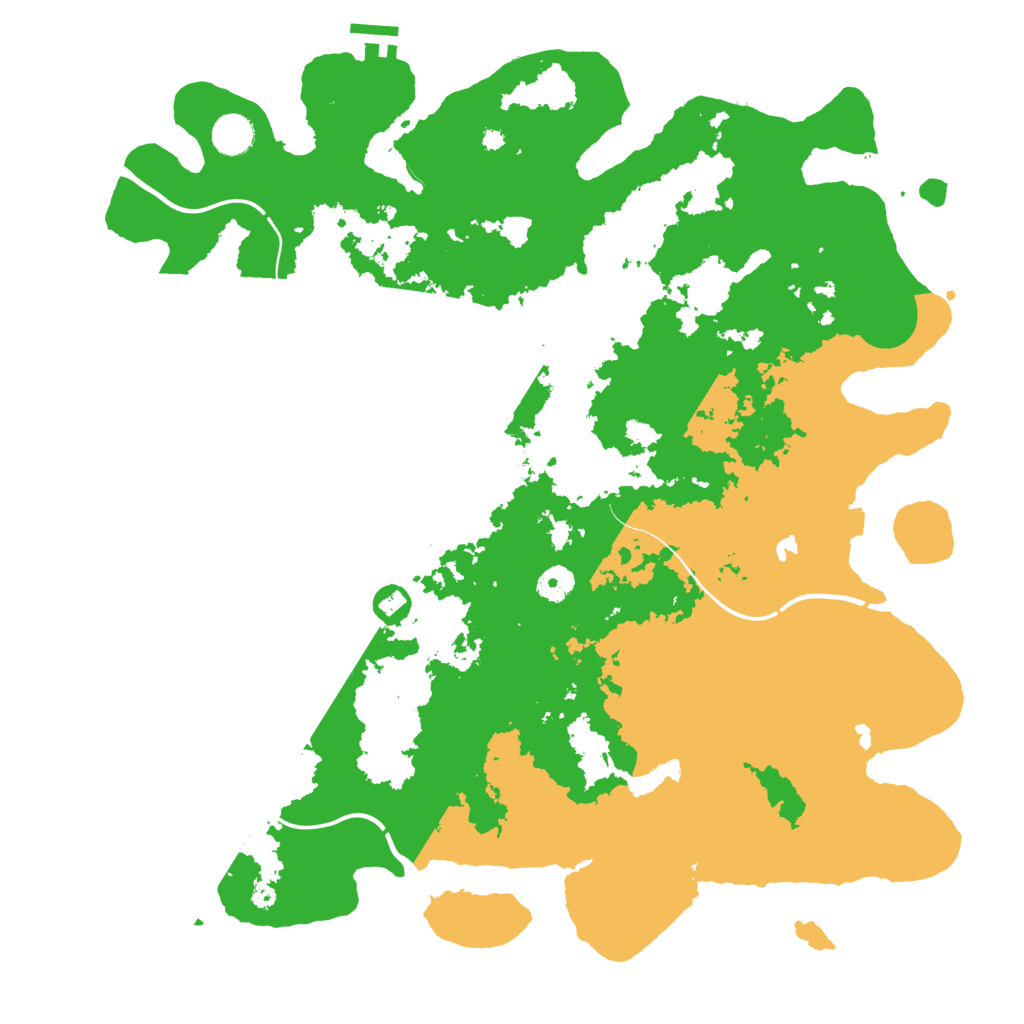 Biome Rust Map: Procedural Map, Size: 4300, Seed: 2069296009