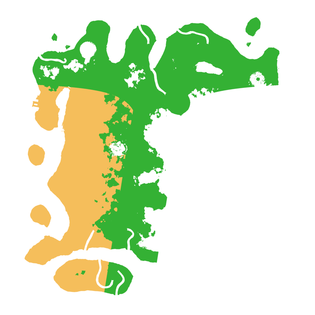 Biome Rust Map: Procedural Map, Size: 3500, Seed: 495676464