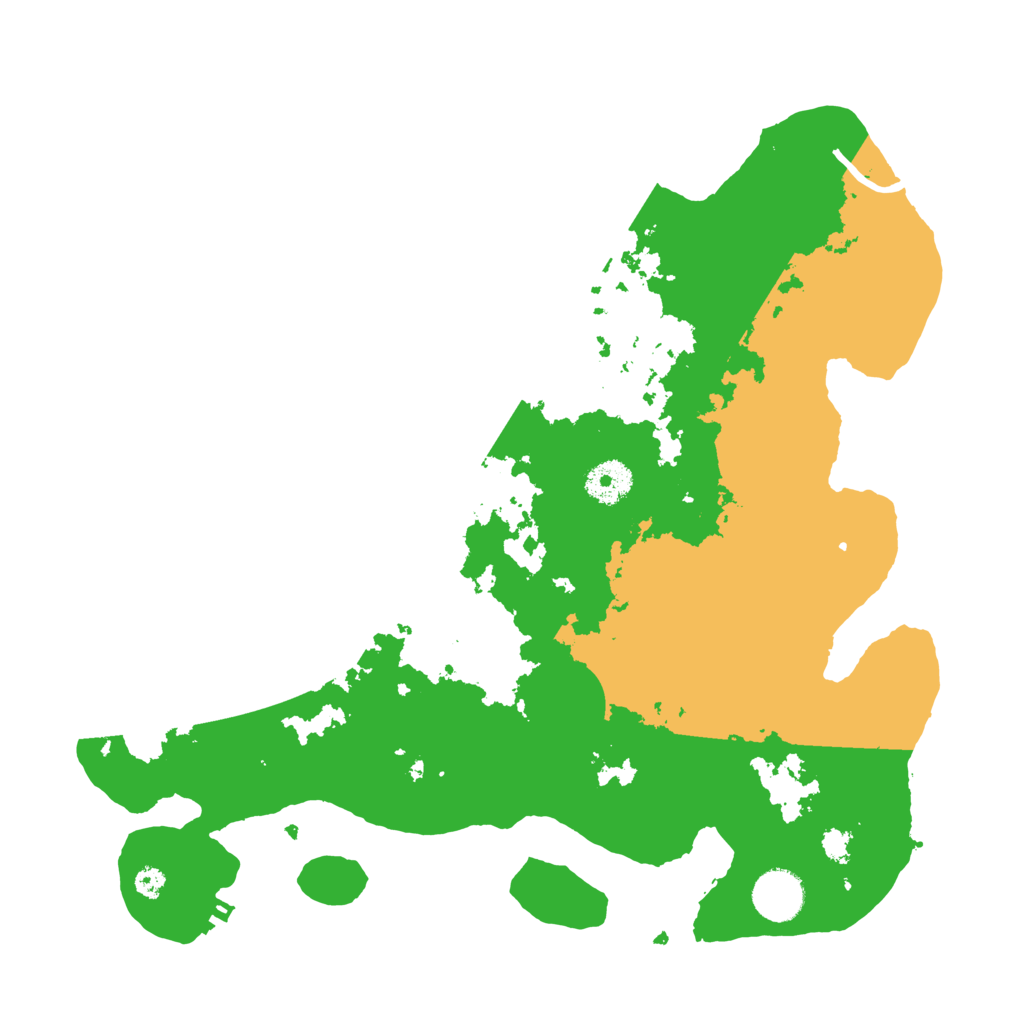 Biome Rust Map: Procedural Map, Size: 3500, Seed: 5832
