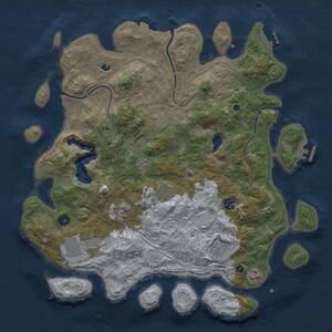 Thumbnail Rust Map: Procedural Map, Size: 4250, Seed: 1067390310, 14 Monuments