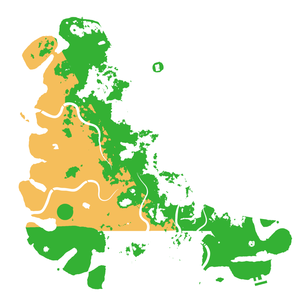 Biome Rust Map: Procedural Map, Size: 5000, Seed: 1308907389