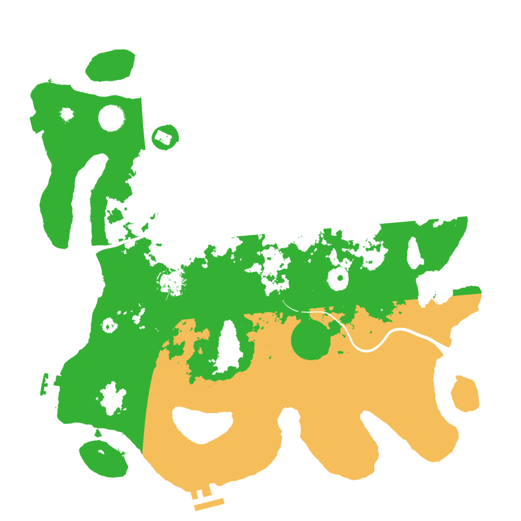 Biome Rust Map: Procedural Map, Size: 3500, Seed: 1571919681