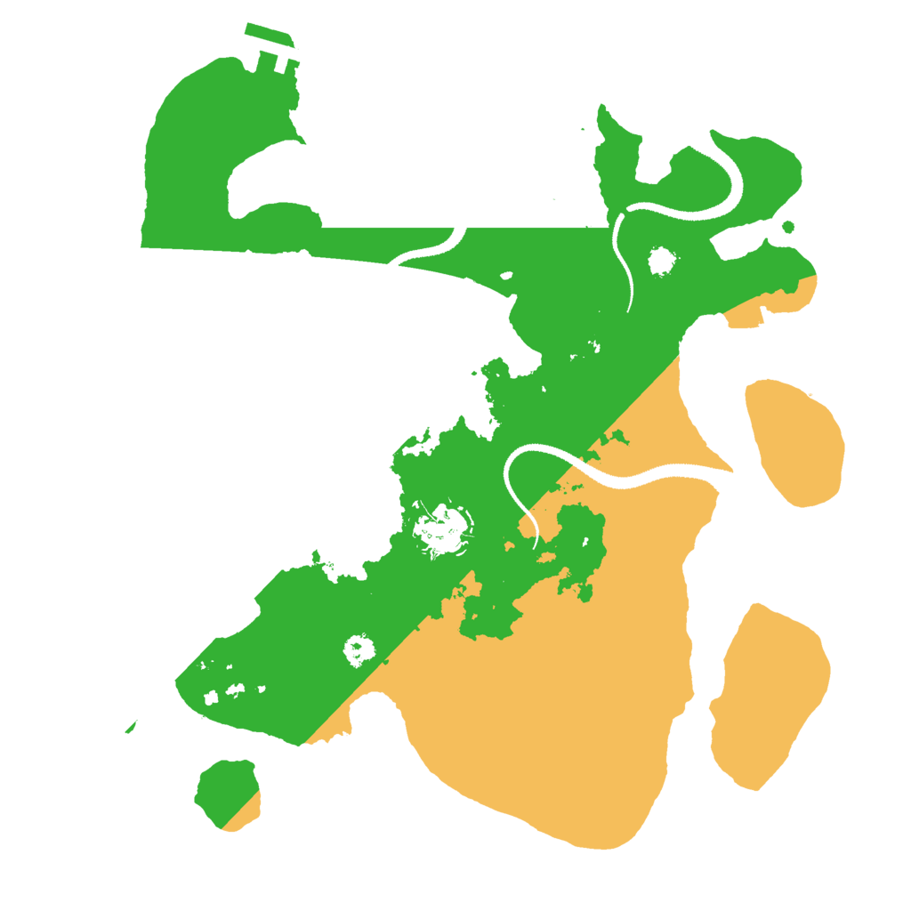 Biome Rust Map: Procedural Map, Size: 3000, Seed: 1363