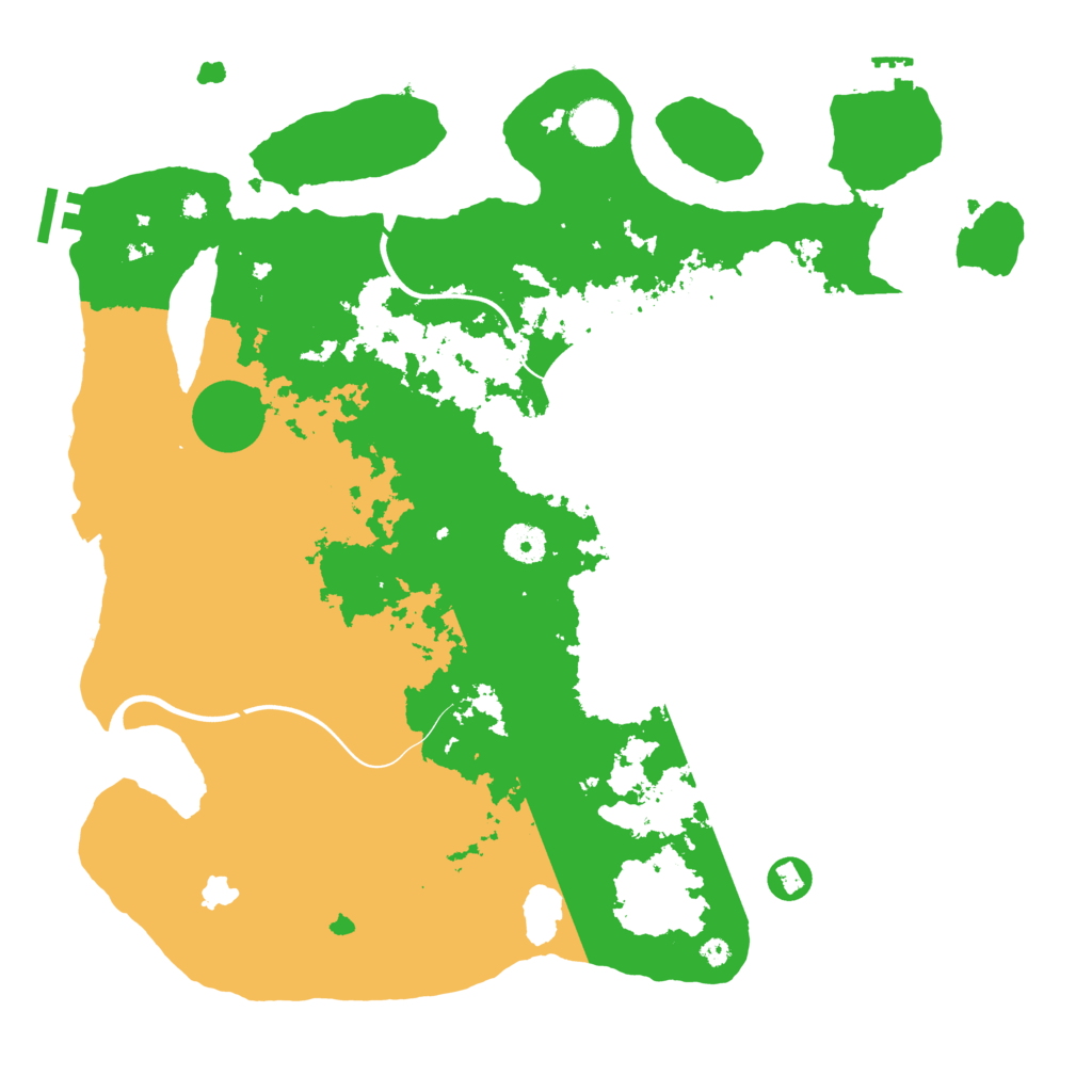 Biome Rust Map: Procedural Map, Size: 4000, Seed: 1989480785