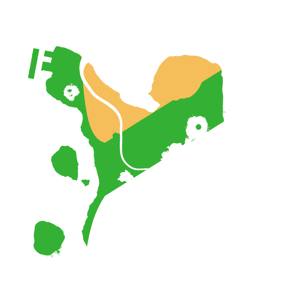 Biome Rust Map: Procedural Map, Size: 2000, Seed: 656119