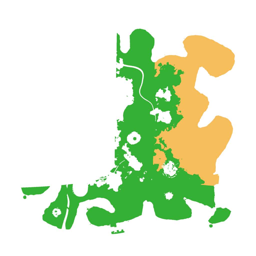 Biome Rust Map: Procedural Map, Size: 3000, Seed: 2860549