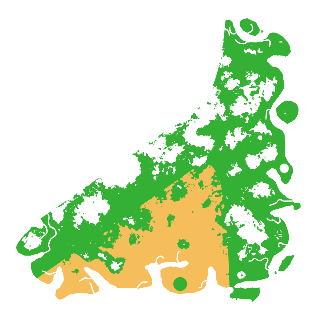 Biome Rust Map: Procedural Map, Size: 6000, Seed: 2484