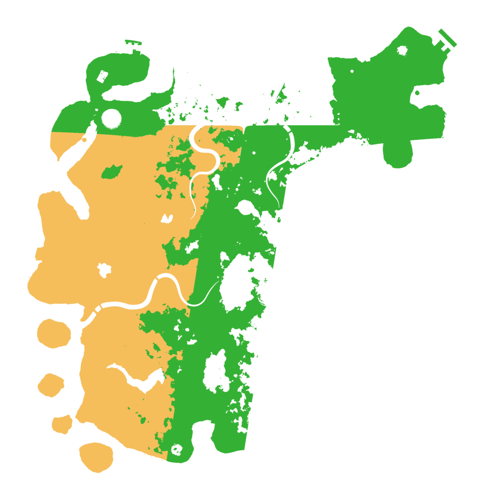 Biome Rust Map: Procedural Map, Size: 4500, Seed: 5389729
