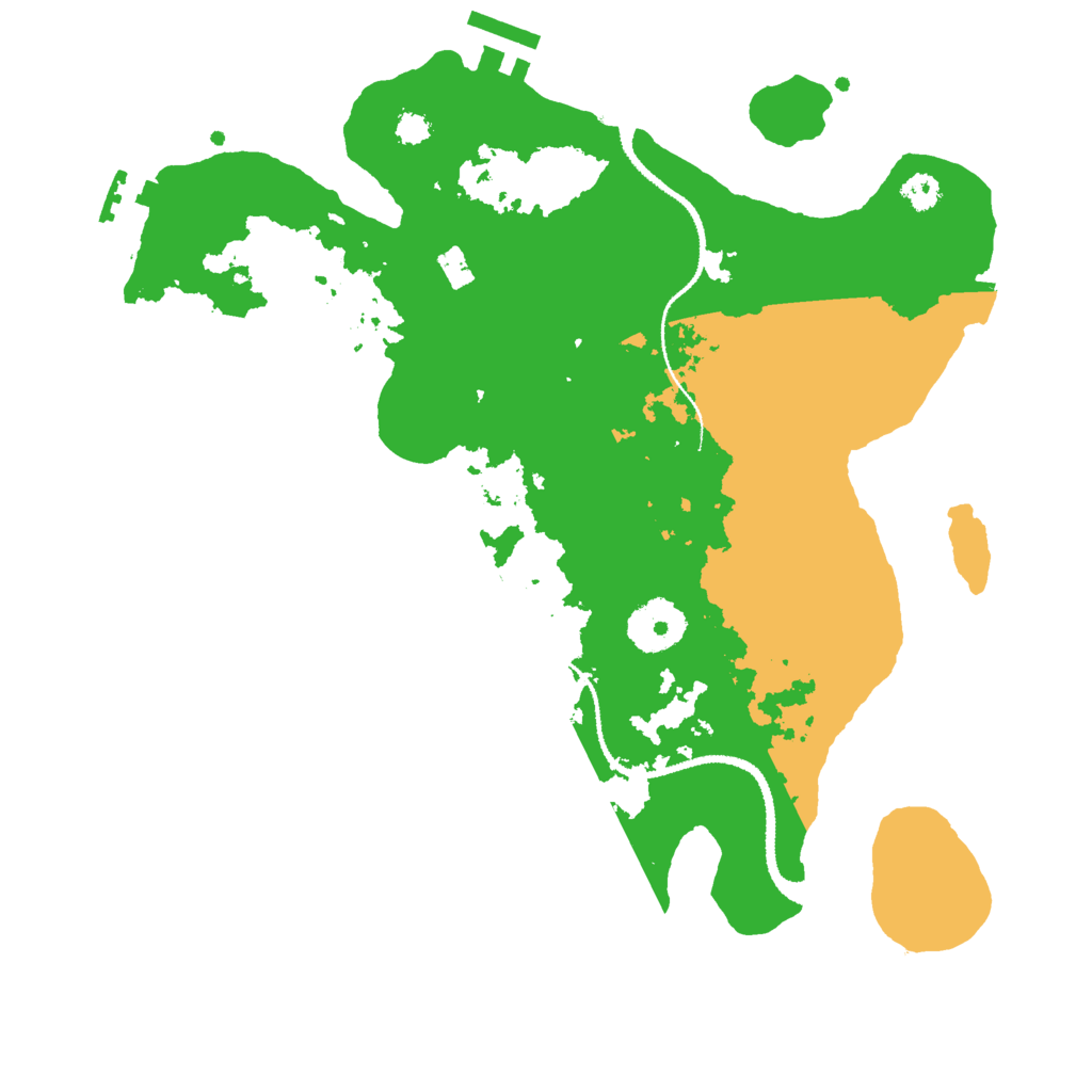 Biome Rust Map: Procedural Map, Size: 3000, Seed: 207870388