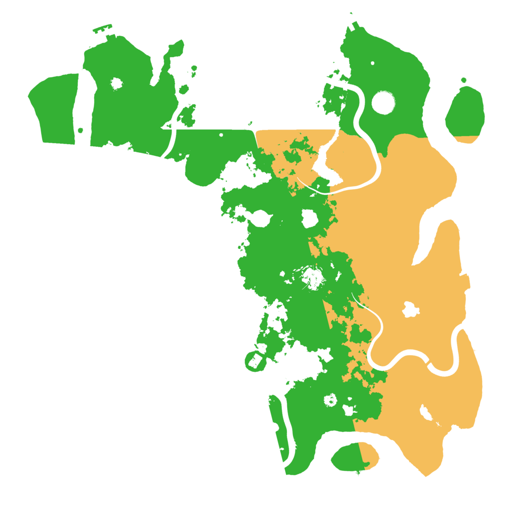 Biome Rust Map: Procedural Map, Size: 4000, Seed: 1344526576
