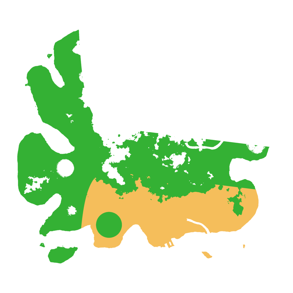 Biome Rust Map: Procedural Map, Size: 3000, Seed: 420424650