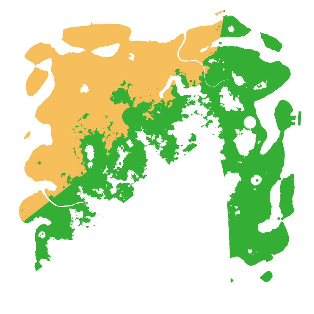 Biome Rust Map: Procedural Map, Size: 4500, Seed: 125939930