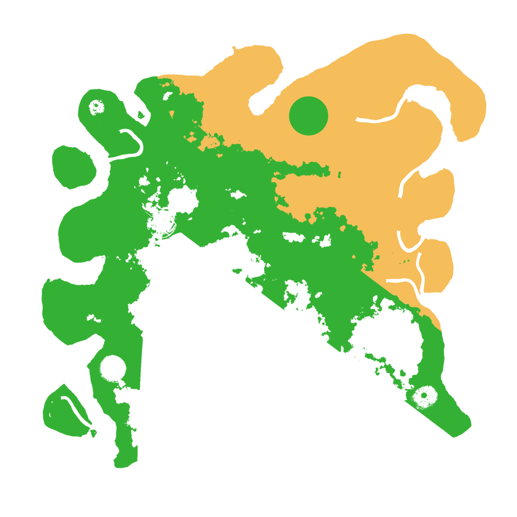 Biome Rust Map: Procedural Map, Size: 3500, Seed: 1092740086