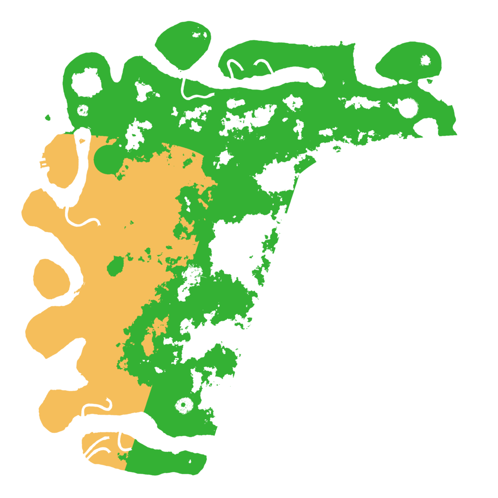 Biome Rust Map: Procedural Map, Size: 4500, Seed: 51436