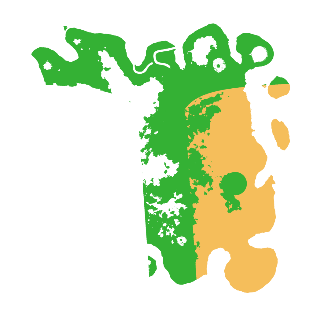 Biome Rust Map: Procedural Map, Size: 3564, Seed: 100