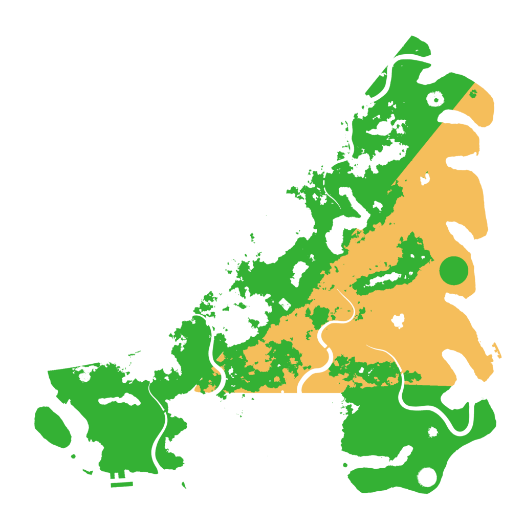 Biome Rust Map: Procedural Map, Size: 4800, Seed: 8264