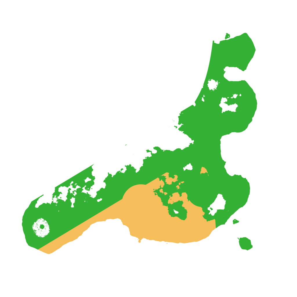 Biome Rust Map: Procedural Map, Size: 2586, Seed: 2695