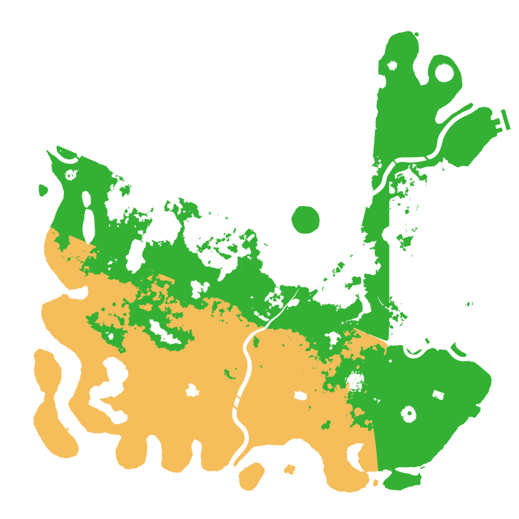 Biome Rust Map: Procedural Map, Size: 5000, Seed: 1347