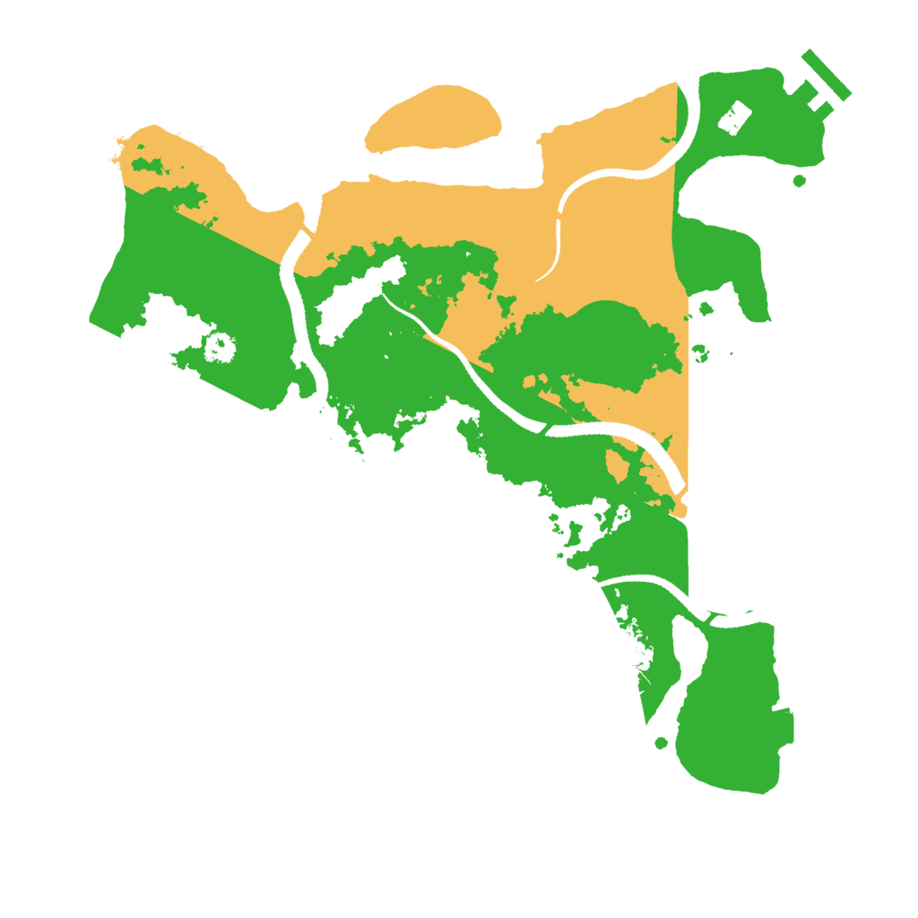 Biome Rust Map: Procedural Map, Size: 3000, Seed: 7615809