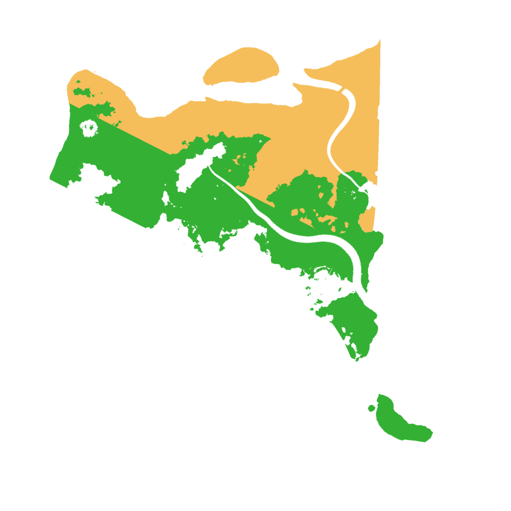 Biome Rust Map: Procedural Map, Size: 3000, Seed: 7615809