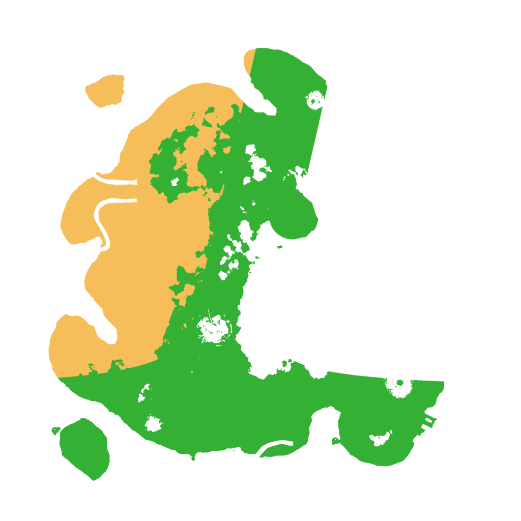 Biome Rust Map: Procedural Map, Size: 3000, Seed: 7115679