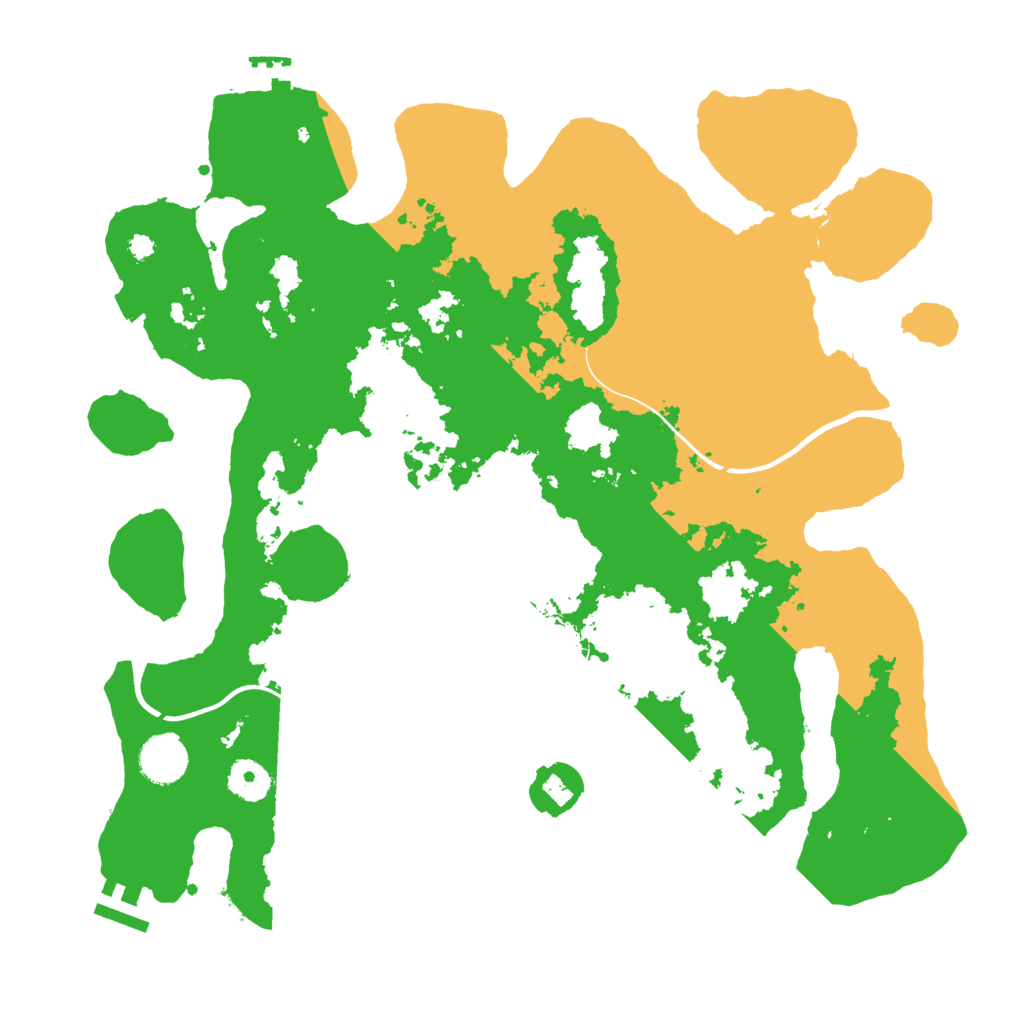 Biome Rust Map: Procedural Map, Size: 3700, Seed: 5234