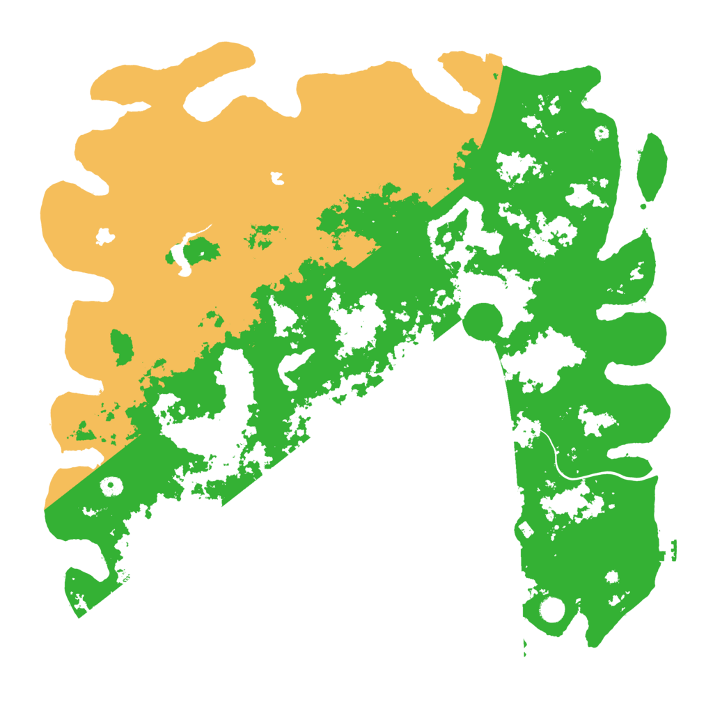 Biome Rust Map: Procedural Map, Size: 5000, Seed: 107391398