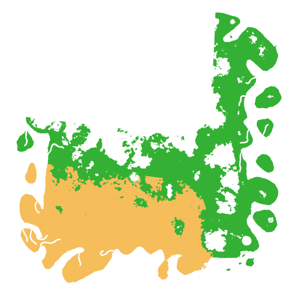 Biome Rust Map: Procedural Map, Size: 5500, Seed: 123039399