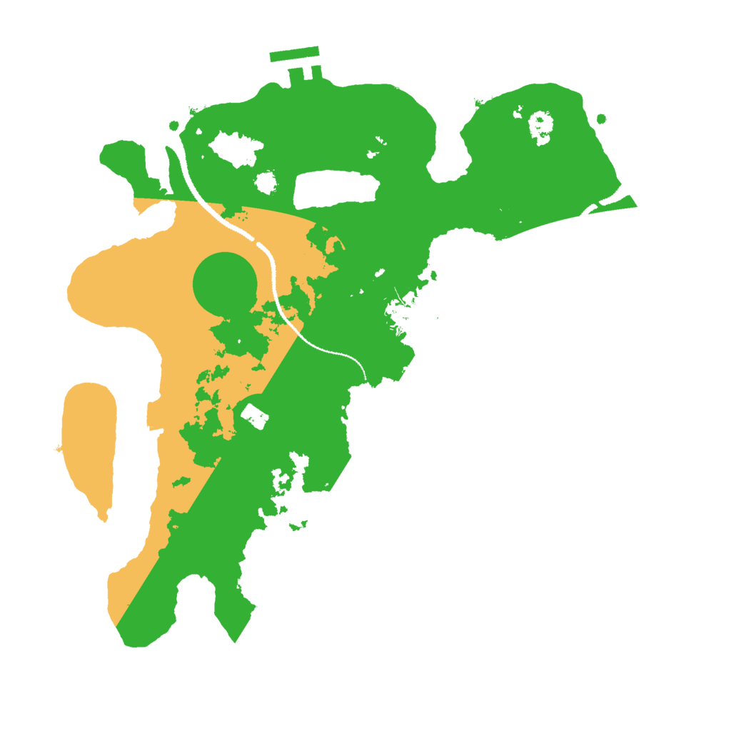 Biome Rust Map: Procedural Map, Size: 3000, Seed: 55212