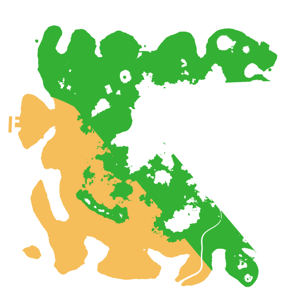 Biome Rust Map: Procedural Map, Size: 3800, Seed: 100817483