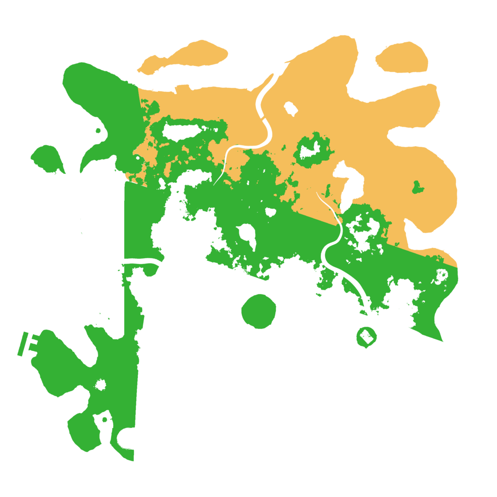 Biome Rust Map: Procedural Map, Size: 4100, Seed: 26960