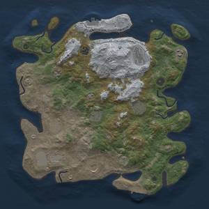 Thumbnail Rust Map: Procedural Map, Size: 3850, Seed: 489618376, 19 Monuments