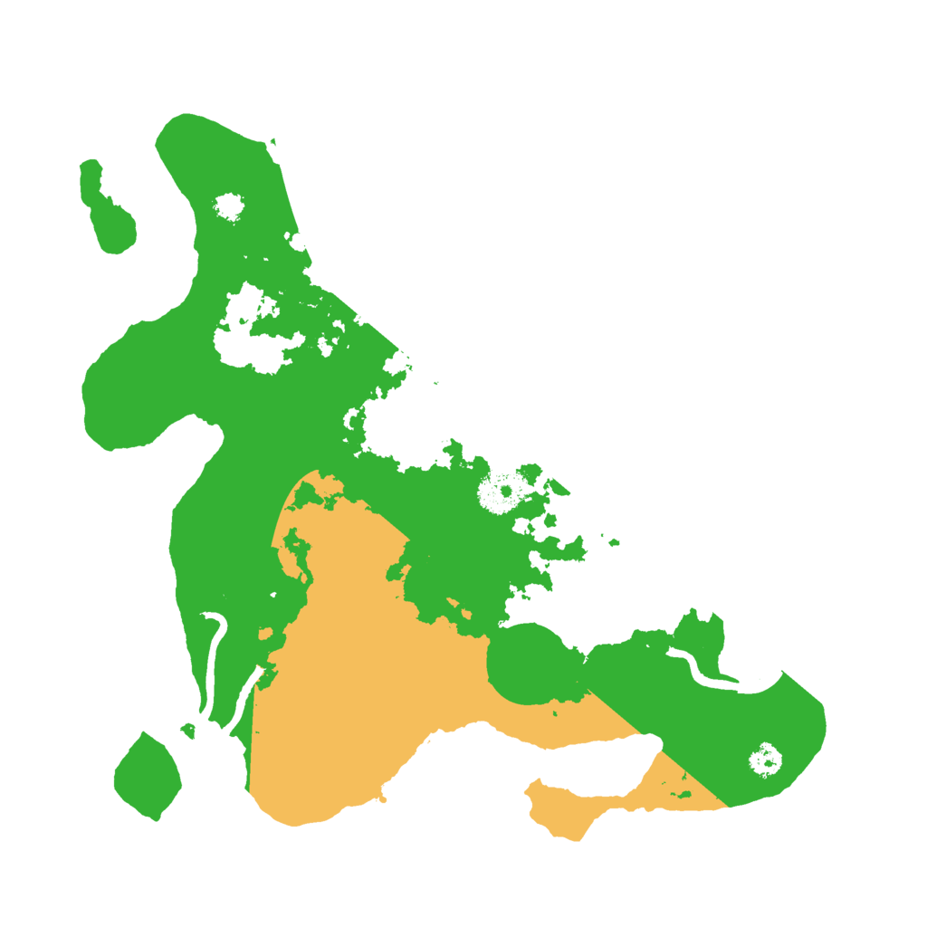 Biome Rust Map: Procedural Map, Size: 3000, Seed: 6397125
