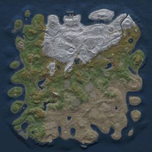 Thumbnail Rust Map: Procedural Map, Size: 4500, Seed: 972083649, 16 Monuments