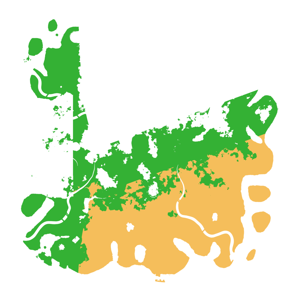 Biome Rust Map: Procedural Map, Size: 4500, Seed: 972083649