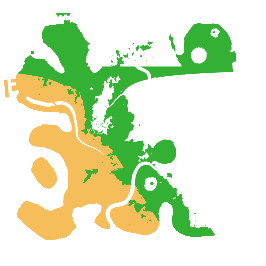 Biome Rust Map: Procedural Map, Size: 3000, Seed: 112813851