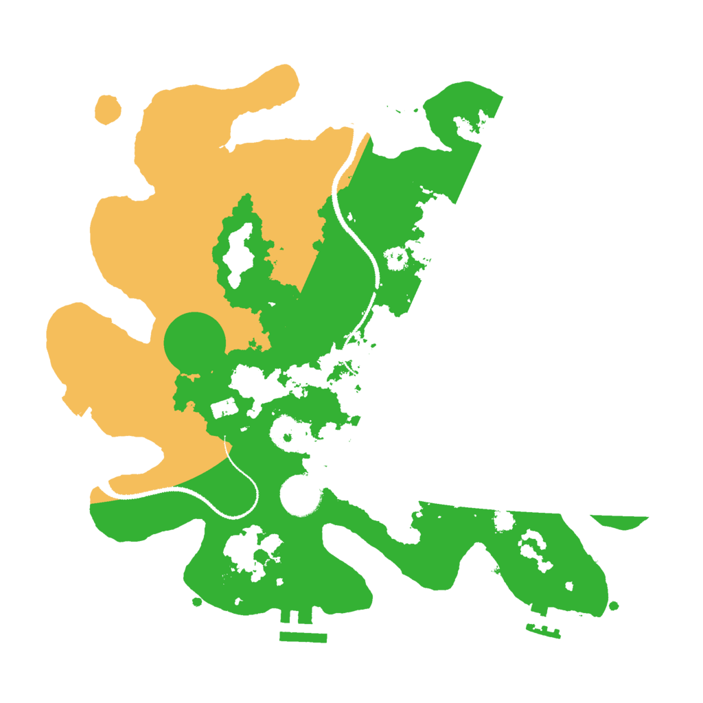 Biome Rust Map: Procedural Map, Size: 3000, Seed: 9344