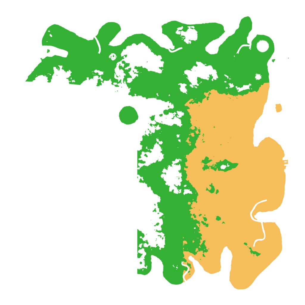 Biome Rust Map: Procedural Map, Size: 4500, Seed: 455757