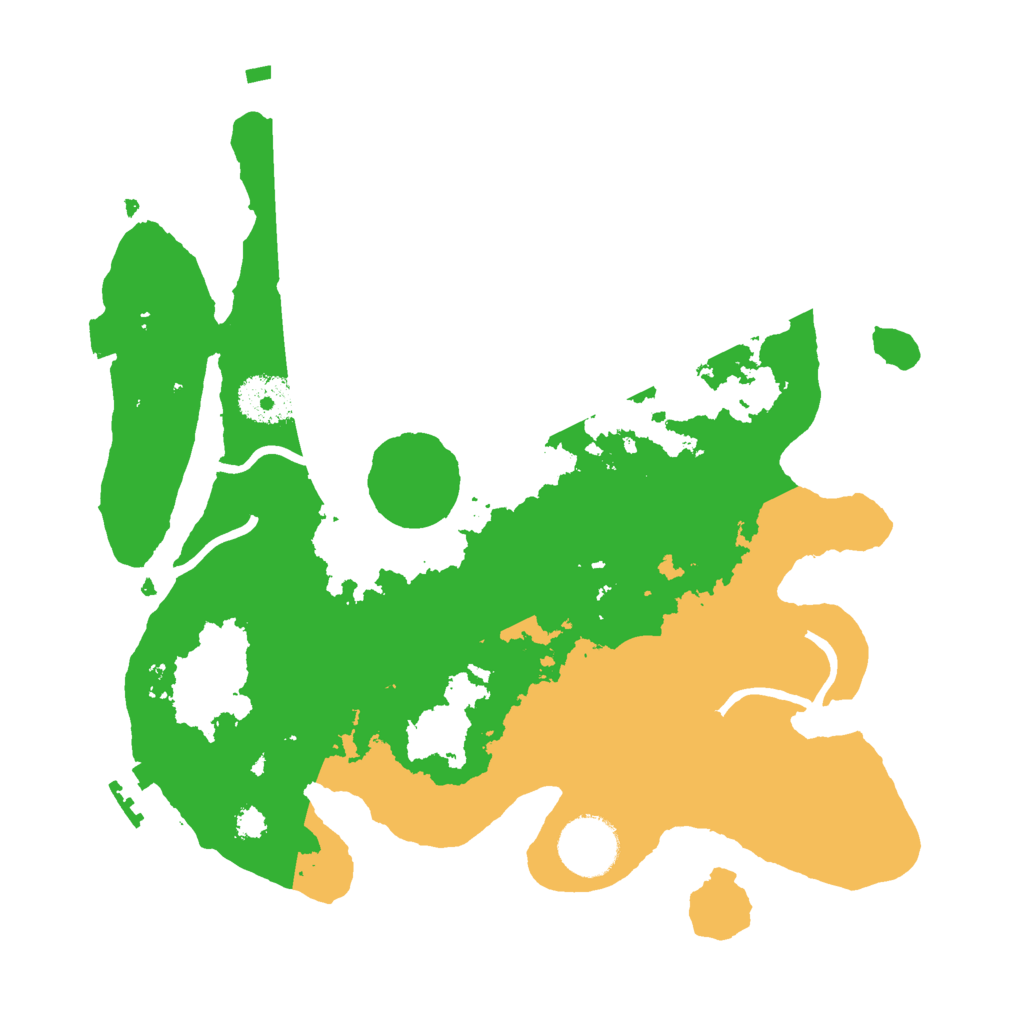 Biome Rust Map: Procedural Map, Size: 3000, Seed: 346586