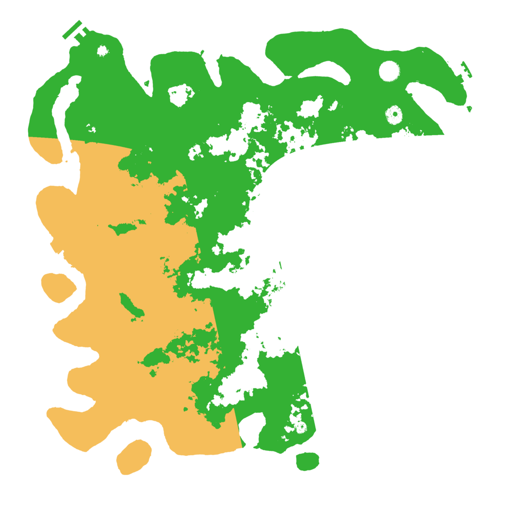 Biome Rust Map: Procedural Map, Size: 4300, Seed: 1999132
