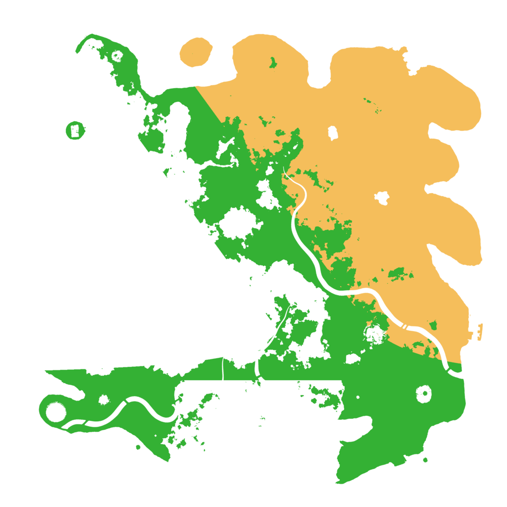Biome Rust Map: Procedural Map, Size: 4500, Seed: 695410817