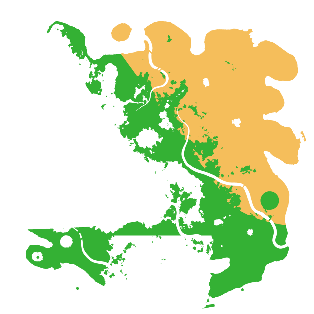 Biome Rust Map: Procedural Map, Size: 4500, Seed: 695410817