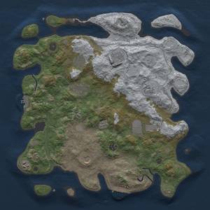 Thumbnail Rust Map: Procedural Map, Size: 4000, Seed: 1003, 16 Monuments