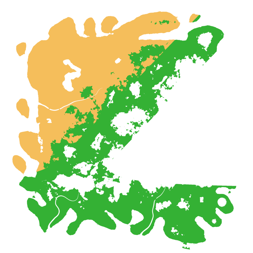 Biome Rust Map: Procedural Map, Size: 5000, Seed: 1042472634