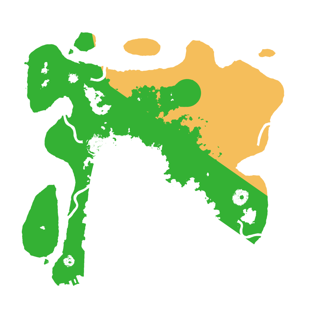 Biome Rust Map: Procedural Map, Size: 3000, Seed: 234267645